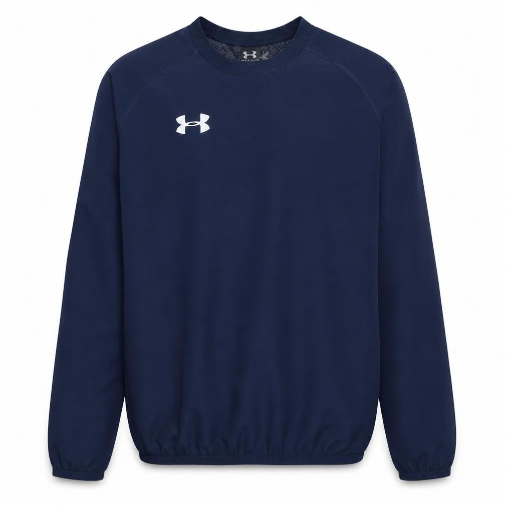 Under Armour Men's Navy Crew Neck Pullover Sweatshirt S