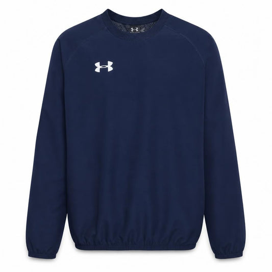 Under Armour Men's Navy Crew Neck Pullover Sweatshirt S