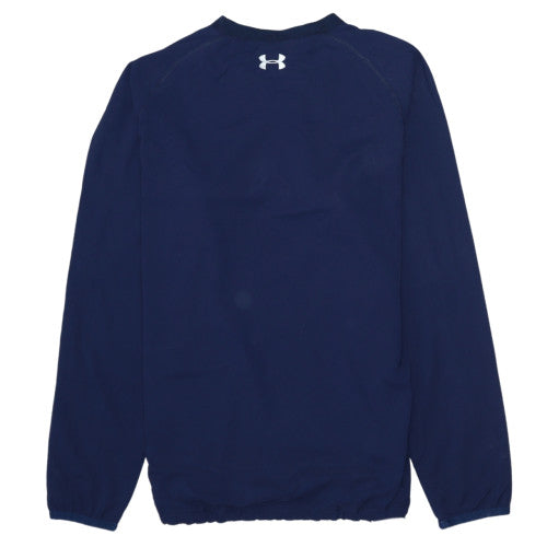 Under Armour Men's Navy Crew Neck Pullover Sweatshirt S