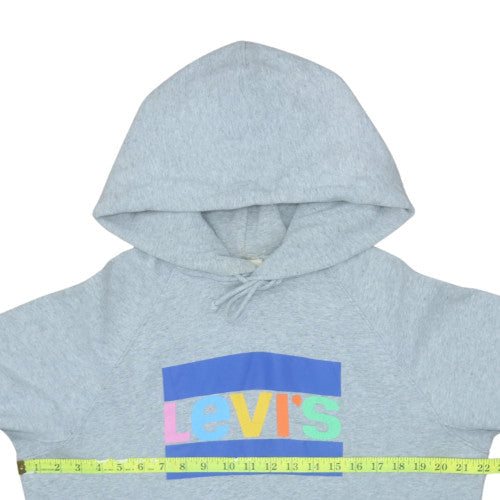 Levi's Men's Grey Logo Pullover Hoodie Size S