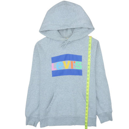 Levi's Men's Grey Logo Pullover Hoodie Size S