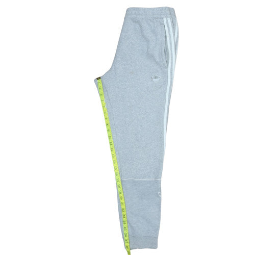 Adidas Mens Grey L Sweatpants Jogger Trousers Elastic Waist