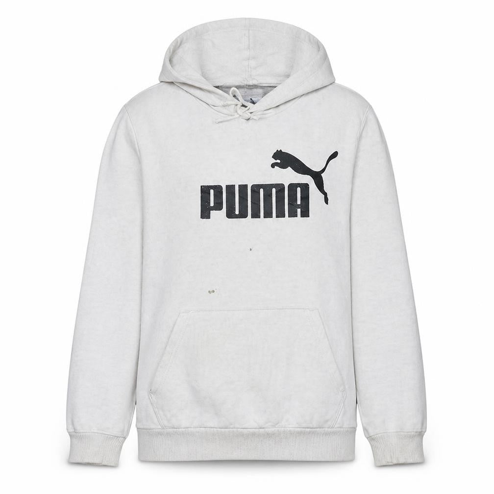 Puma Women's White Hoodie Medium Pullover Hooded Sweatshirt