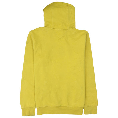Tommy Jeans Men's Yellow XL Pullover Hoodie with Logo