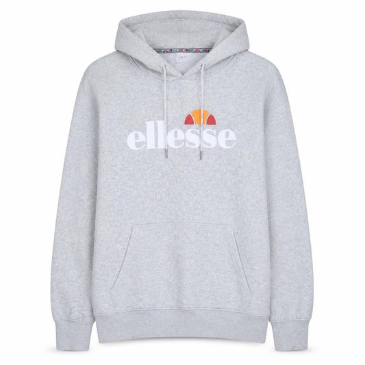 Ellesse Men's Grey L Pullover Hoodie Logo Sweatshirt