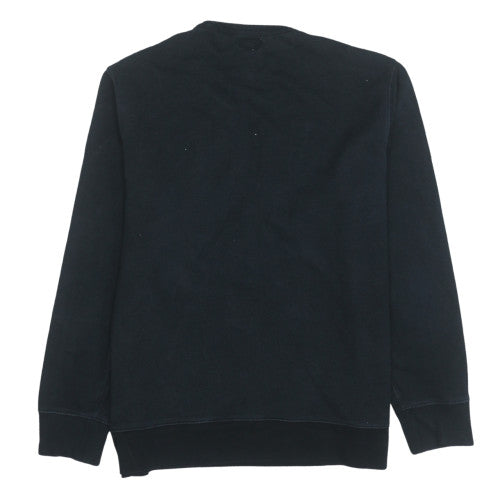 Levi's Men's Black Logo Crew Neck Pullover Sweatshirt L