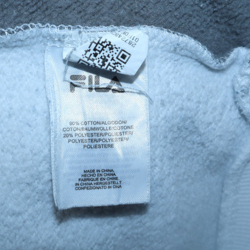 Fila Mens White XS Crew Neck Pullover Sweatshirt Cotton Blend