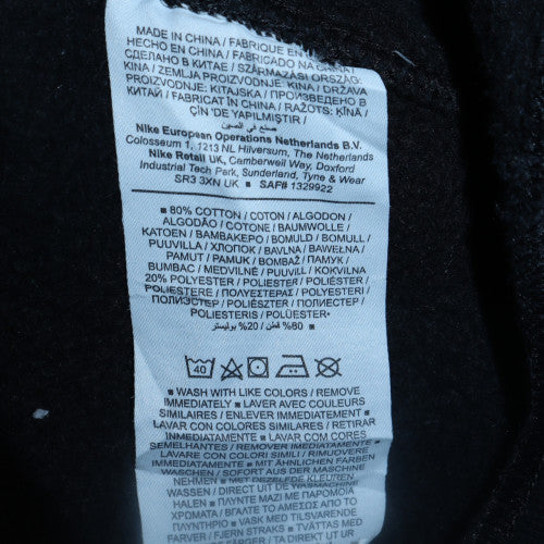Nike Men's Black Crew Neck Pullover Sweatshirt Size S
