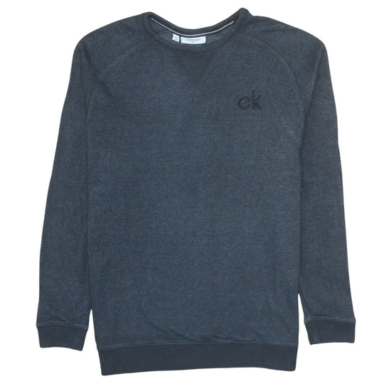 Calvin Klein Men’s Grey Pullover Sweatshirt 2XL Golf Crew Neck