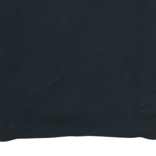 Champion Men's Black Logo Pullover Sweatshirt L Regular Fit