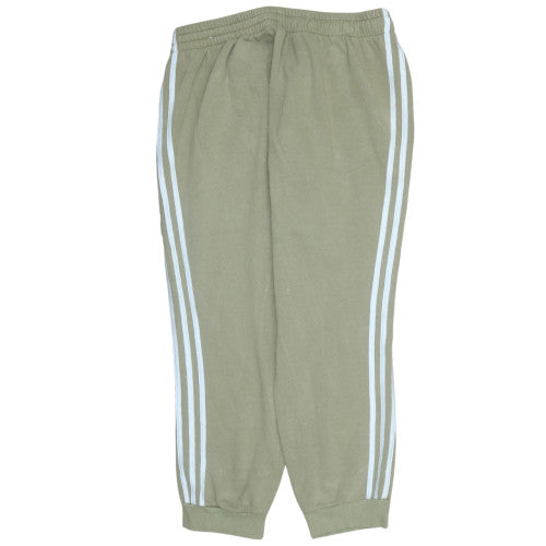 Adidas Men's Green XL Jogger Sweatpants with Drawstring Waist