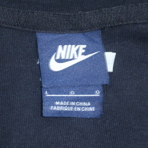 Nike Men's Black Full Zip Hoodie Size L Regular Fit Sportswear