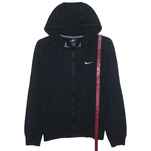 Nike Men's Black Full Zip Hoodie Size M Sports Fleece Sweatshirt