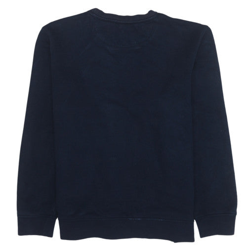 Lacoste Men's Blue Cotton Pullover Sweatshirt L Crew Neck Sport Style