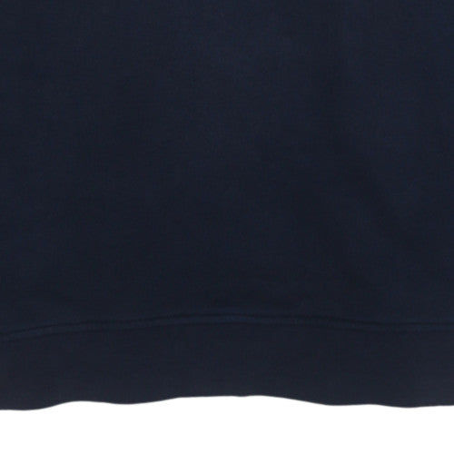 Lacoste Men's Blue Cotton Pullover Sweatshirt L Crew Neck Sport Style