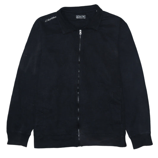 Lotto Men’s Black 2XL Track Jacket Full Zip Sportswear