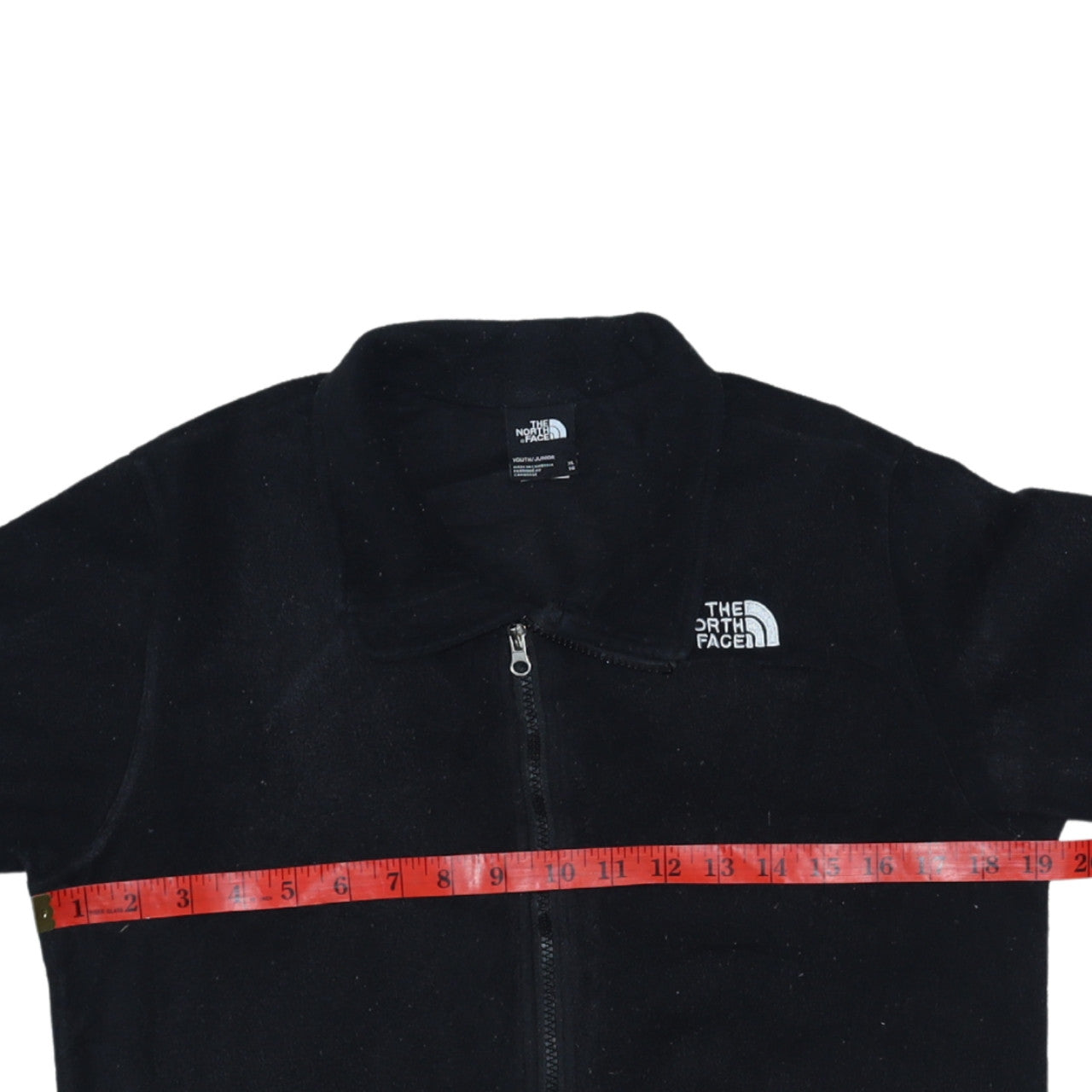 The North Face Boys Black Fleece Full Zip Jacket XL Youth