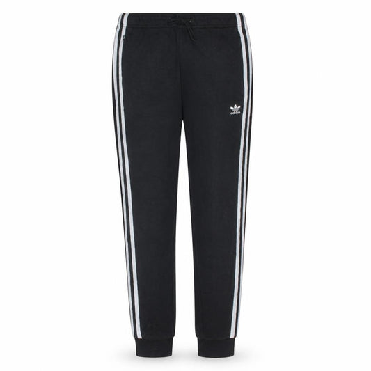 Adidas Womens Black Jogger Trousers Size 10 Elastic Waist Fleece