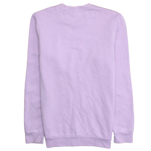 Adidas Girls Purple Crew Neck Pullover Sweatshirt Size 14 Years