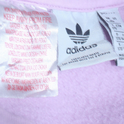 Adidas Girls Purple Crew Neck Pullover Sweatshirt Size 14 Years
