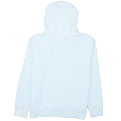 Levi's Women's White Pullover Hoodie Medium Logo Cotton Sweatshirt
