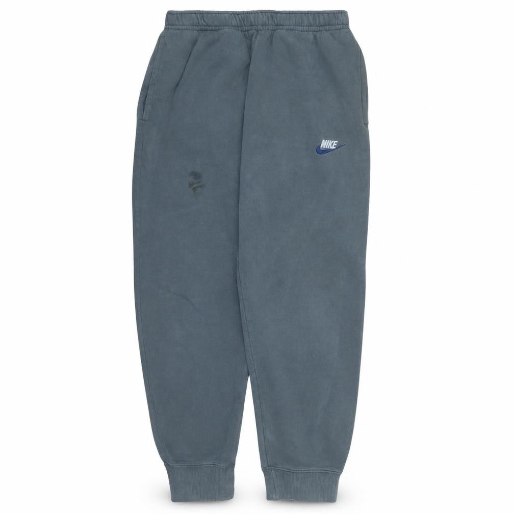 Nike Men's Grey Cotton Fleece Sweatpants S Regular Fit