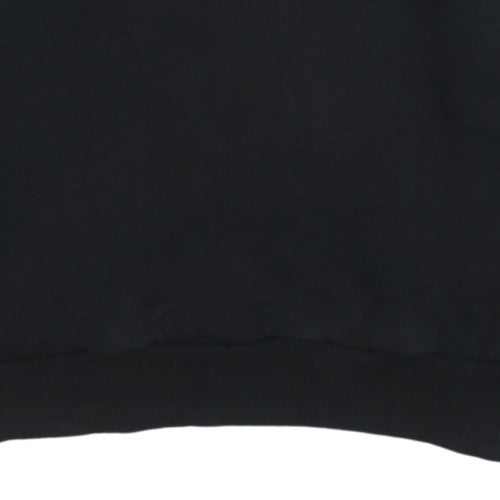 Adidas Boys Black Crew Neck Pullover Sweatshirt 14 Years