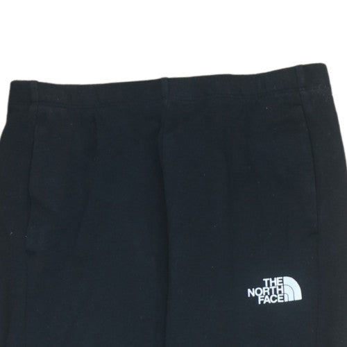 The North Face Boys Black Joggers L Regular Cotton Blend Sweatpants