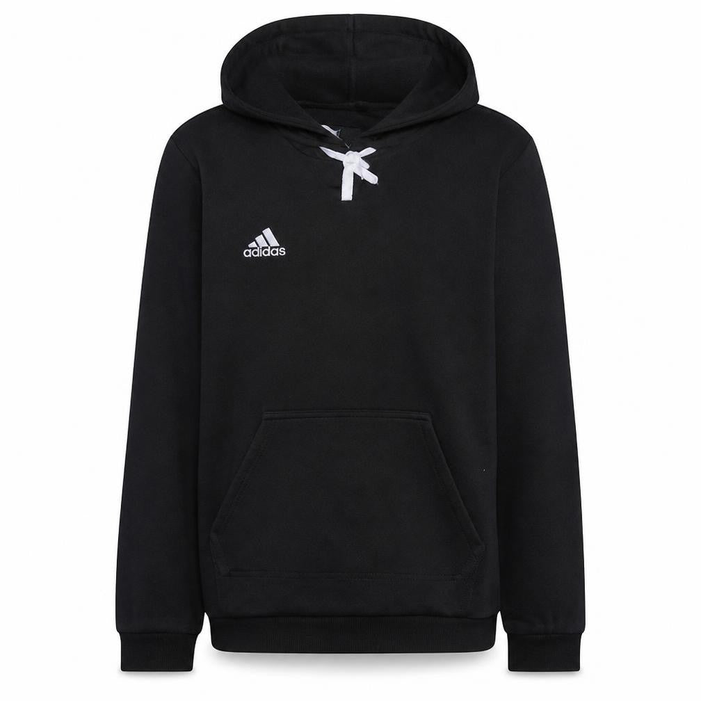 Adidas Men's Black Pullover Hoodie M Regular Fit Sports Fleece