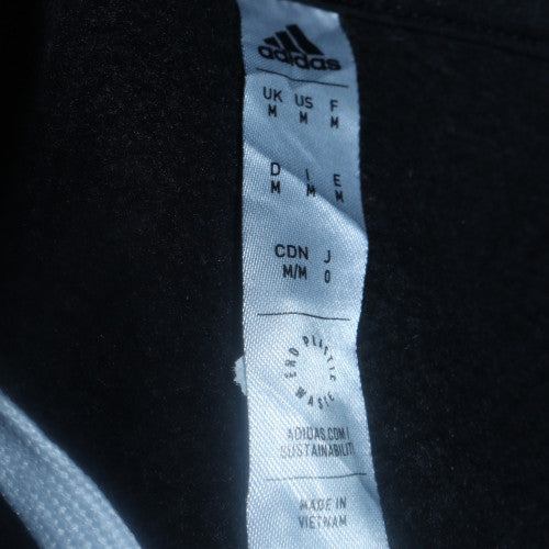 Adidas Men's Black Pullover Hoodie M Regular Fit Sports Fleece