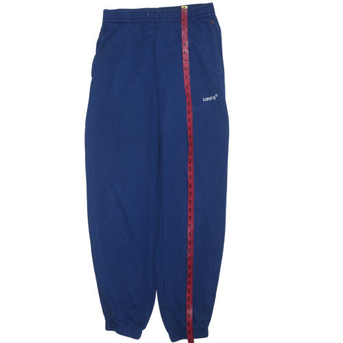 Levi's Men's Blue Fleece Sweatpants M Regular Fit Elastic Waist