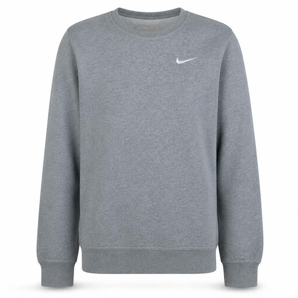 Nike Men's Grey Crew Neck Pullover Sweatshirt Size S