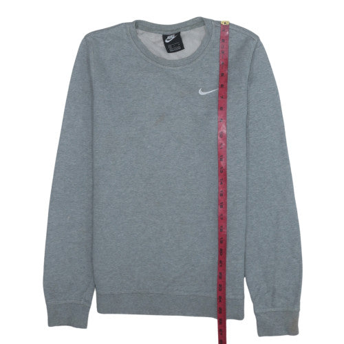 Nike Men's Grey Crew Neck Pullover Sweatshirt Size S