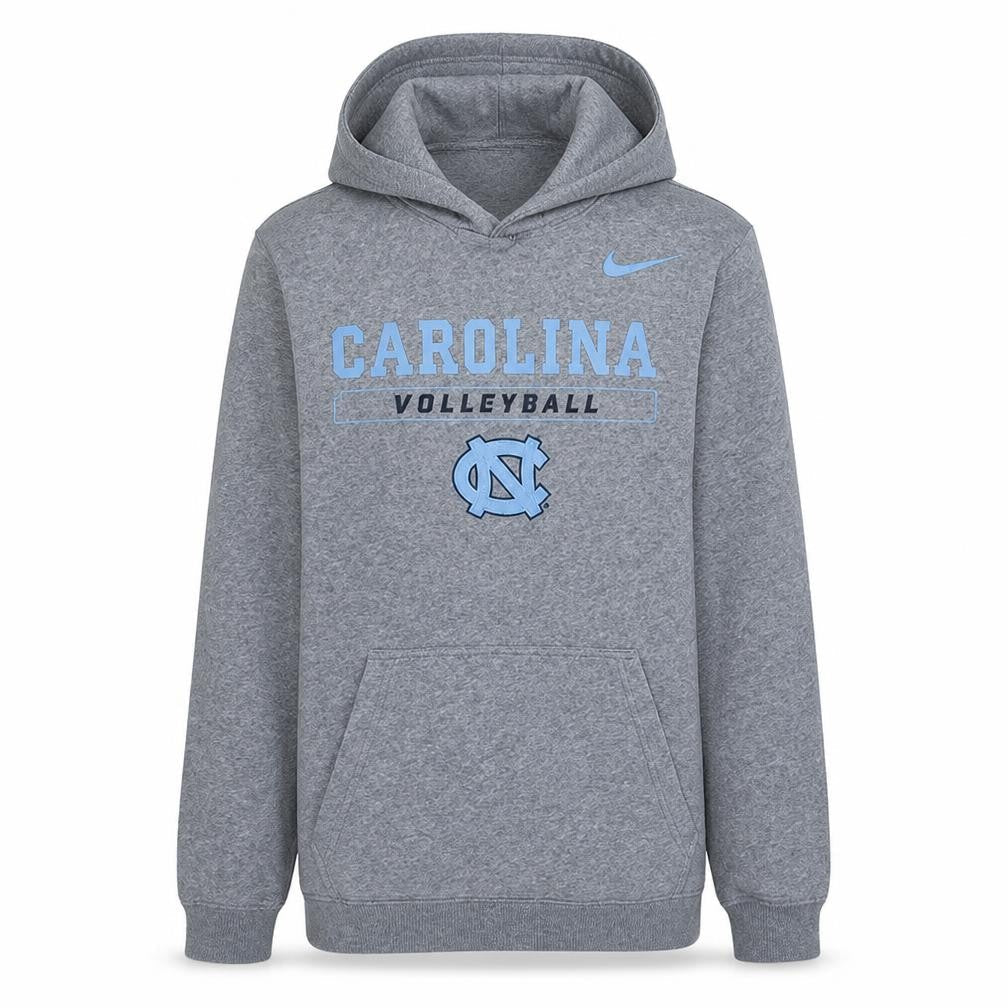 Nike Men's Grey Carolina Volleyball Pullover Hoodie Size M
