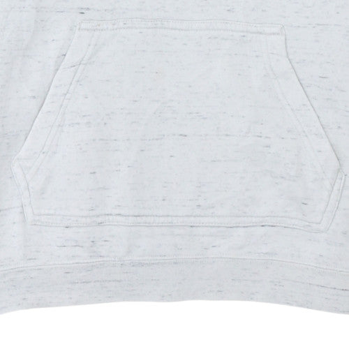Nike Women’s Grey Pullover Hoodie Medium Cotton Blend Casual