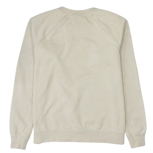 Nike Womens Beige Crew Neck Pullover Sweatshirt Size M