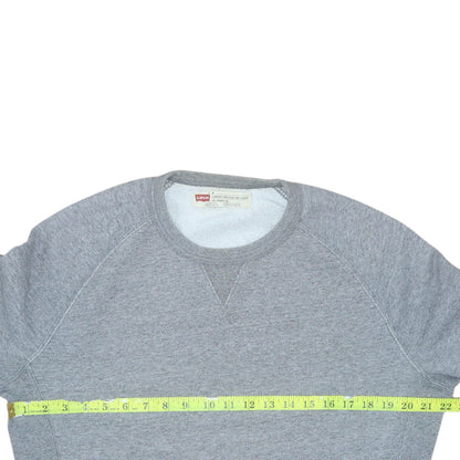 Levi's Men's Grey Classic Crew Neck Pullover Sweatshirt Size M