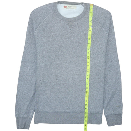 Levi's Men's Grey Classic Crew Neck Pullover Sweatshirt Size M