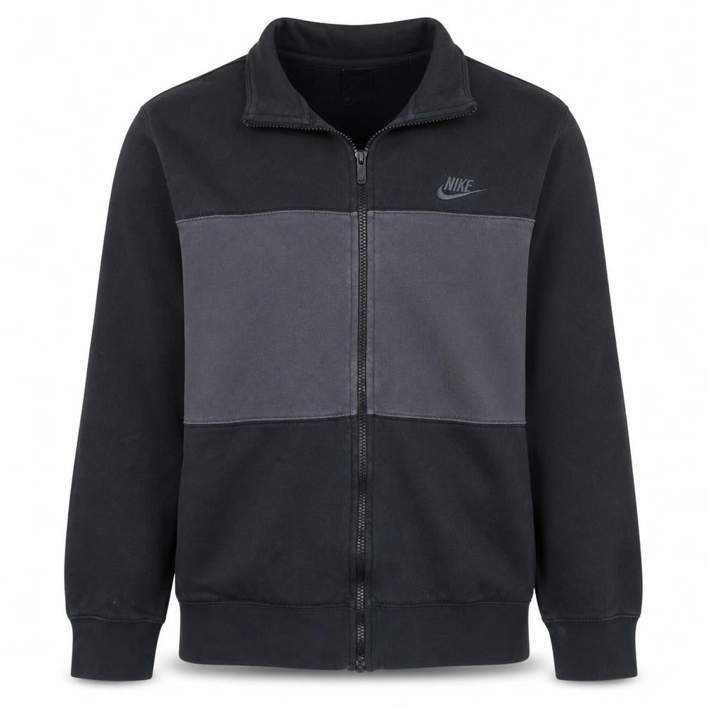Nike Men's Black Medium Track Jacket Full Zip Fleece Activewear