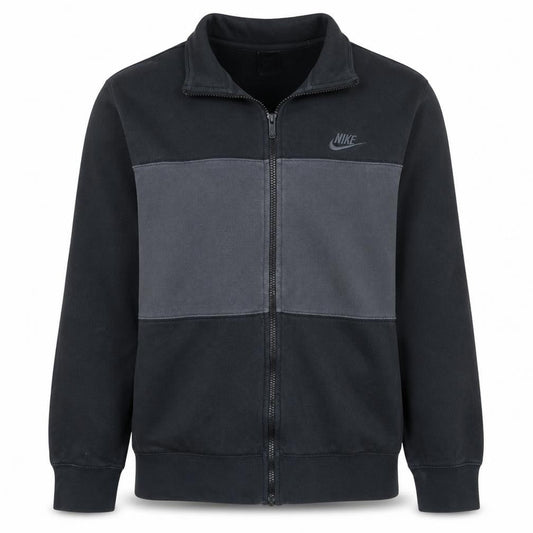 Nike Men's Black Medium Track Jacket Full Zip Fleece Activewear