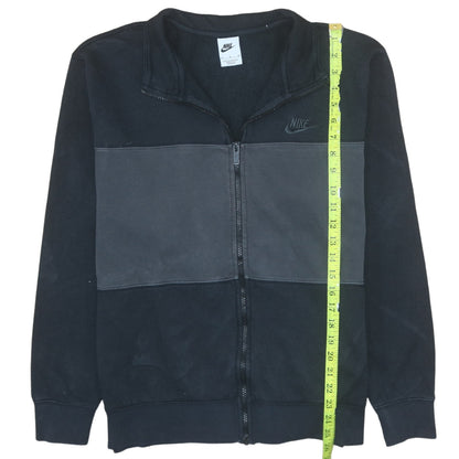 Nike Men's Black Medium Track Jacket Full Zip Fleece Activewear