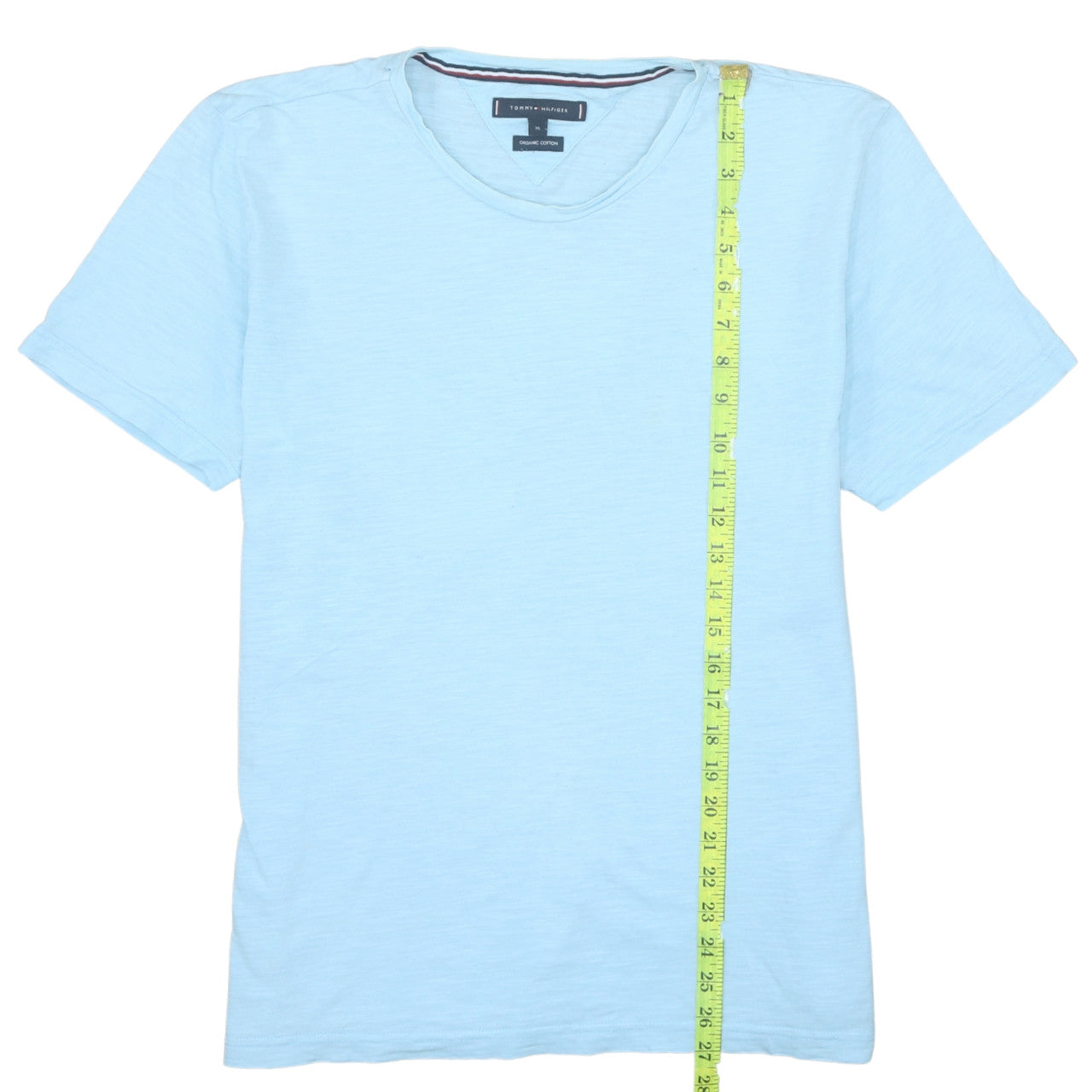 Tommy Hilfiger Men's Blue XL Organic Cotton Crew Neck T-Shirt