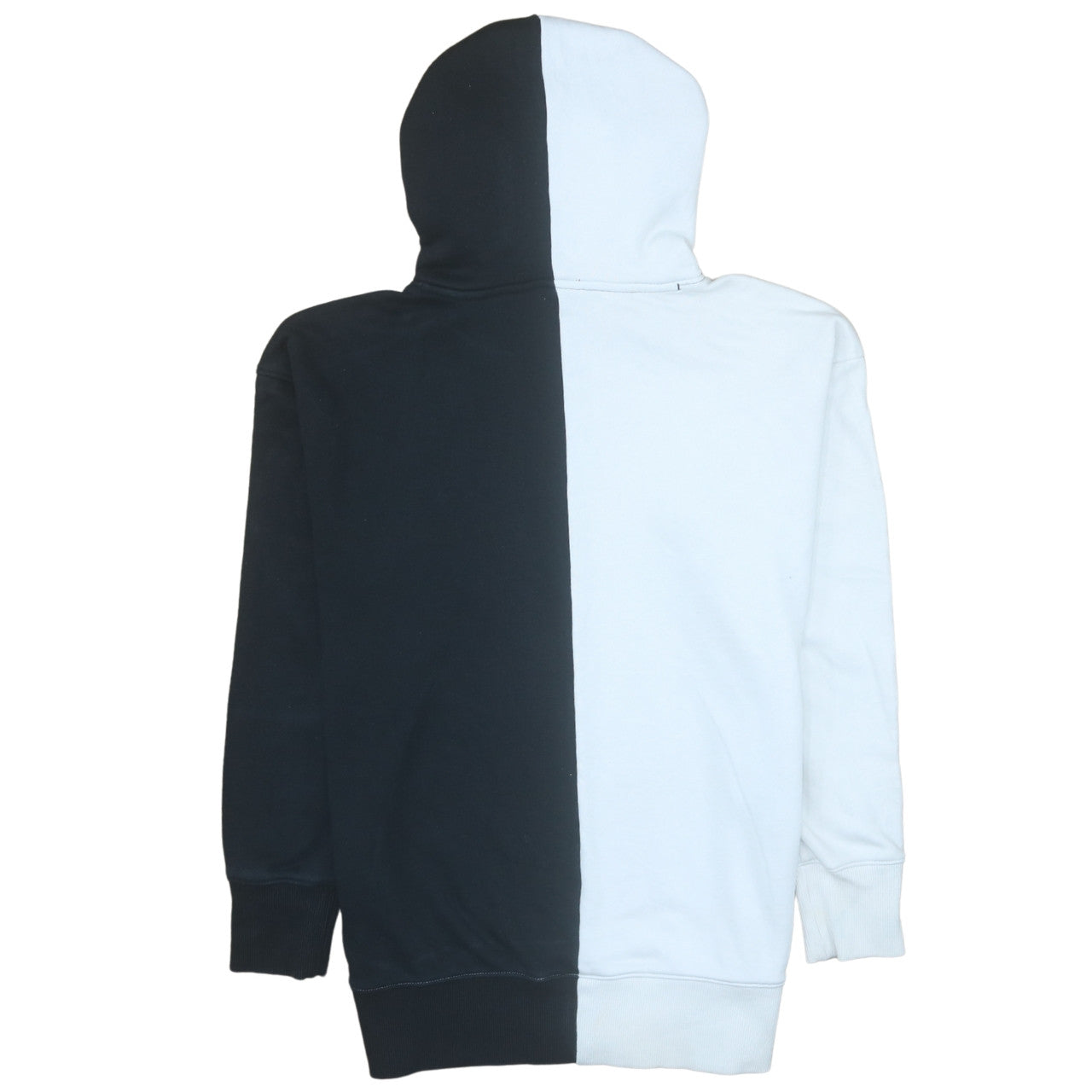 Champion Men's Black White Pullover Hoodie Medium Colour Block