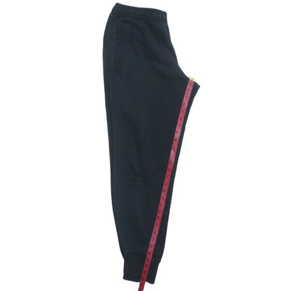 Back view of Puma Men's Black Jogger Sweatpants M Regular Fit Fleece