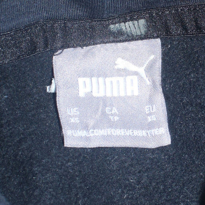 Additional view of Puma women’s black xs pullover hoodie with red logo