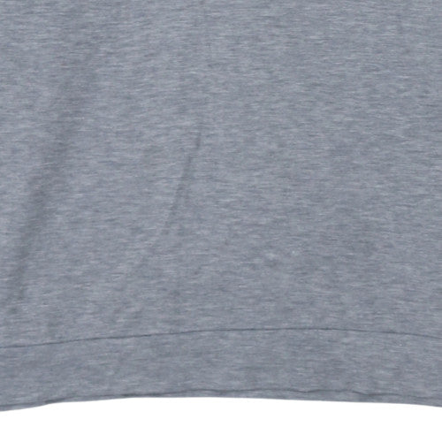 Hugo Boss Men’s Grey 1/4 Zip Sweatshirt Size L Regular Fit
