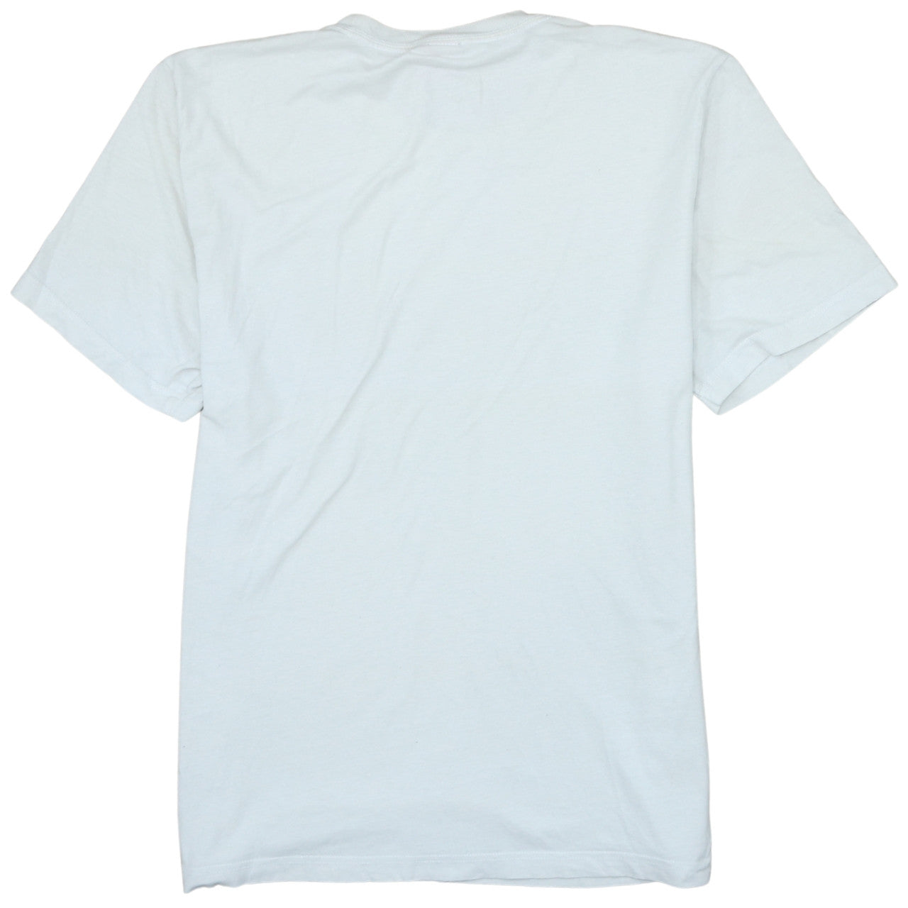 Puma Men's White Short Sleeve Crew Neck Cotton T-Shirt L
