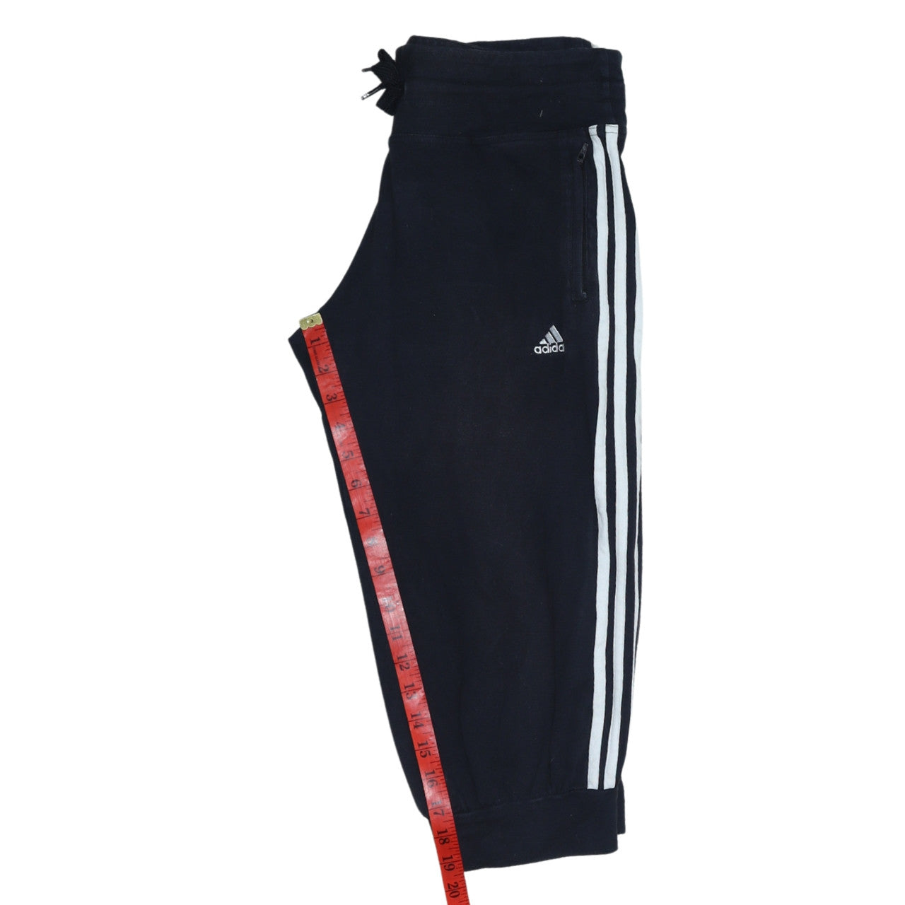 Adidas Womens Black Size 14 Performance Athletic 3-Stripes Shorts