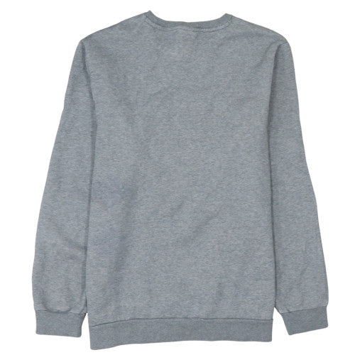 Puma Mens Grey Crew Neck Logo Sweatshirt L Regular Fit