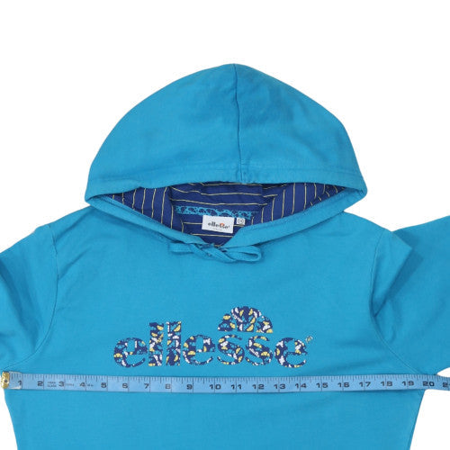 Ellesse Womens Blue Hooded Pullover Sweatshirt Size 14